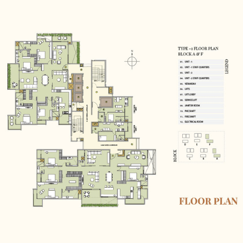 A&F Type-1 Floor Plan